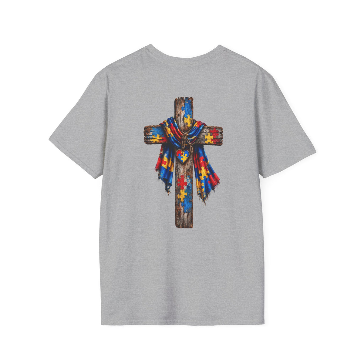 Autism Grandson Cross Tee