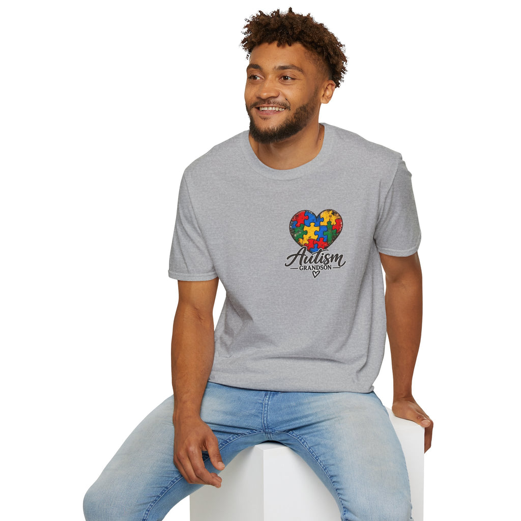 Autism Grandson Cross Tee