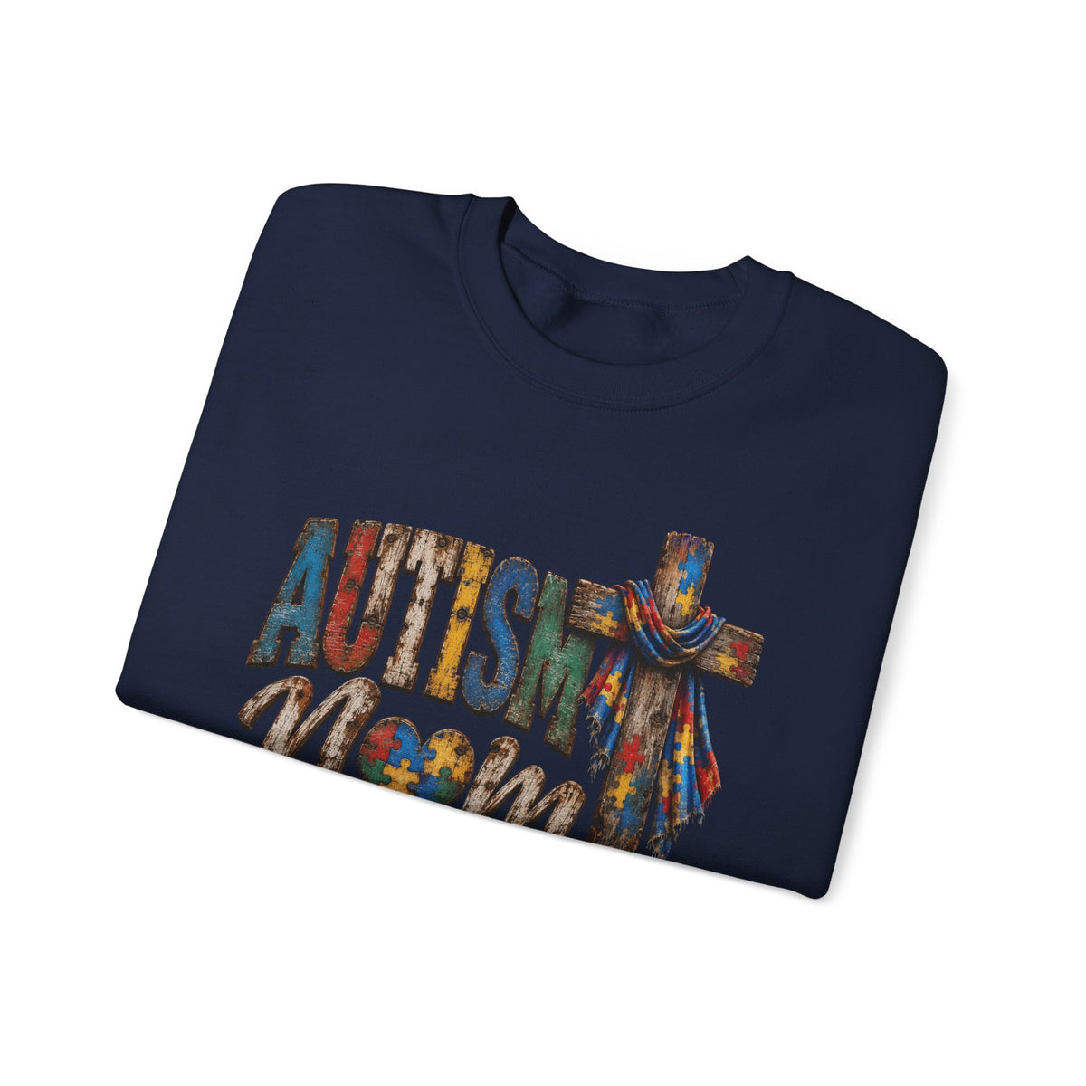 Autism Mom Cross Sweatshirt