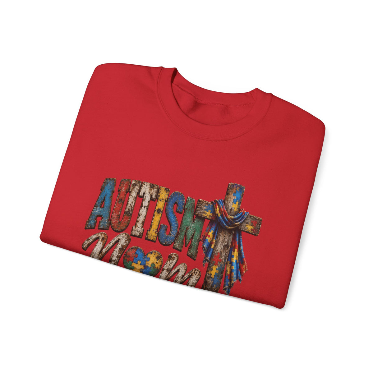Autism Mom Cross Sweatshirt