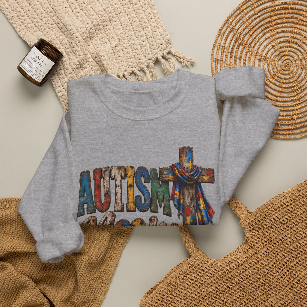 Autism Mom Cross Sweatshirt