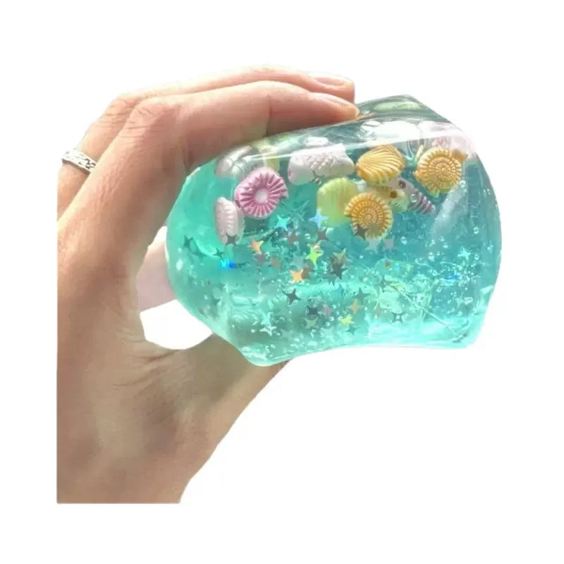 Crystal Ocean Squishy Cube