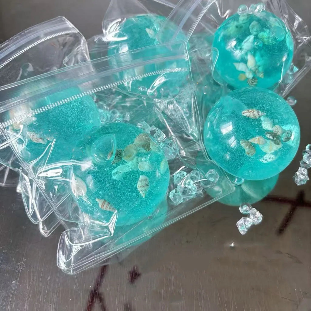 Crystal Ocean Squishy Cube
