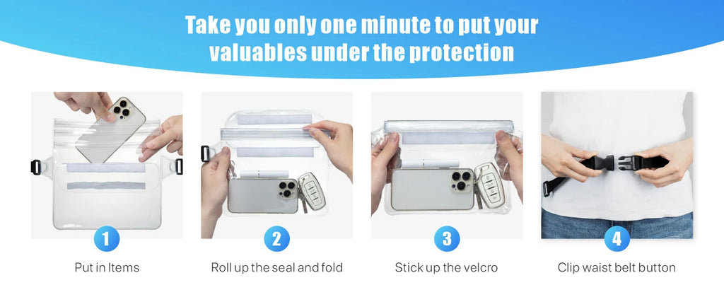 Waterproof Waist Phone Pouch