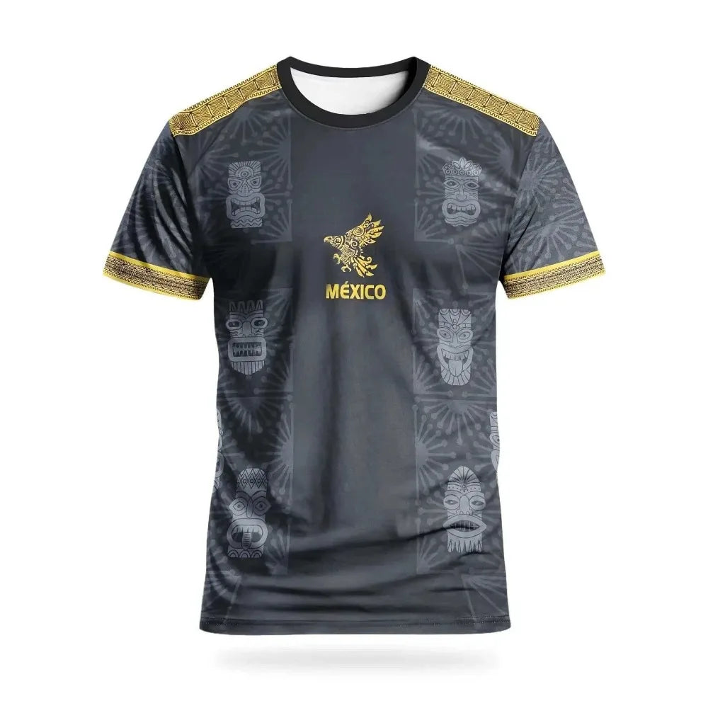 Unisex Jersey Short Sleeve T-Shirts Totem Aztec Eagle