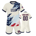 Personalized USA Soccer Uniform for Kids | Custom Name & Number