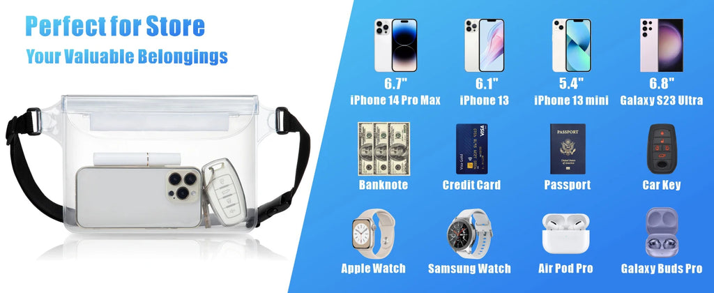 Waterproof Waist Phone Pouch