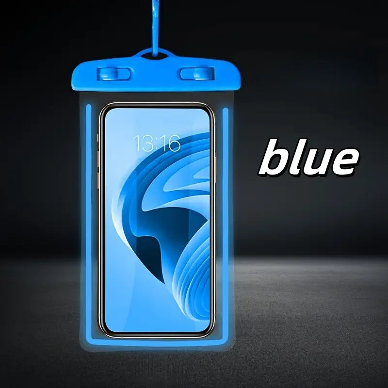 Glow-in-the-Dark Waterproof Phone Pouch