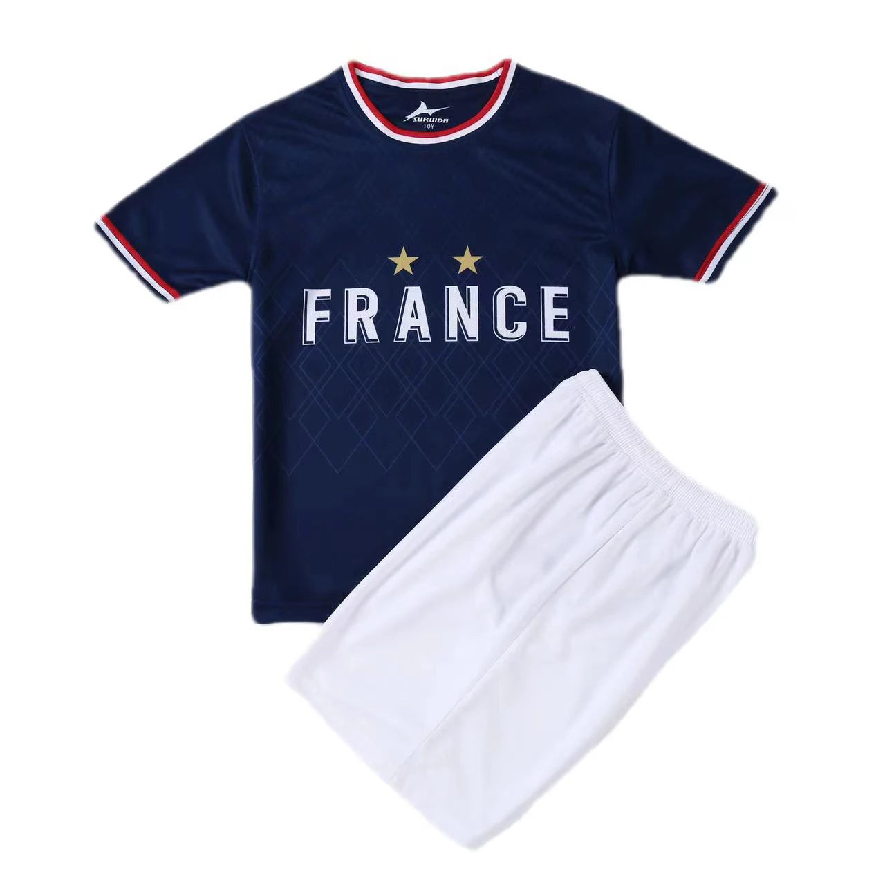Suruida Kids' Soccer Jerseys Spain Romania Italy Mexico Children Soccer Uniforms Quick Dry Soccer Tracksuit for Boys & Girls