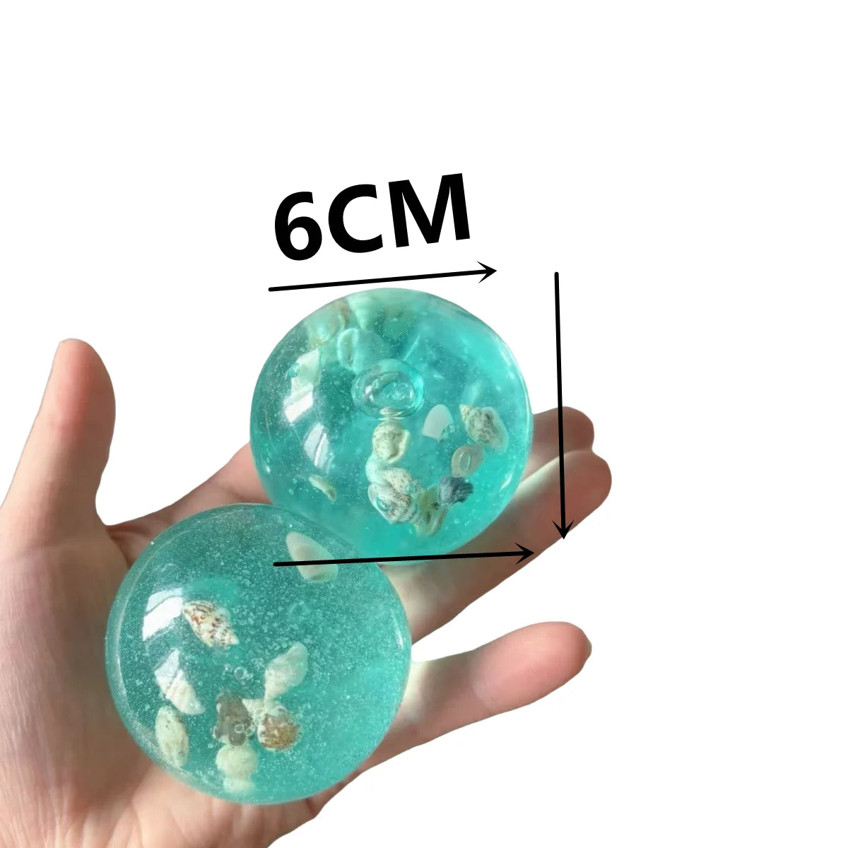 Crystal Ocean Squishy Cube