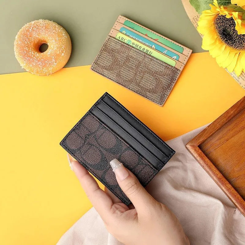Women's Slim Card Holder Wallet | Compact PU Leather Wallet