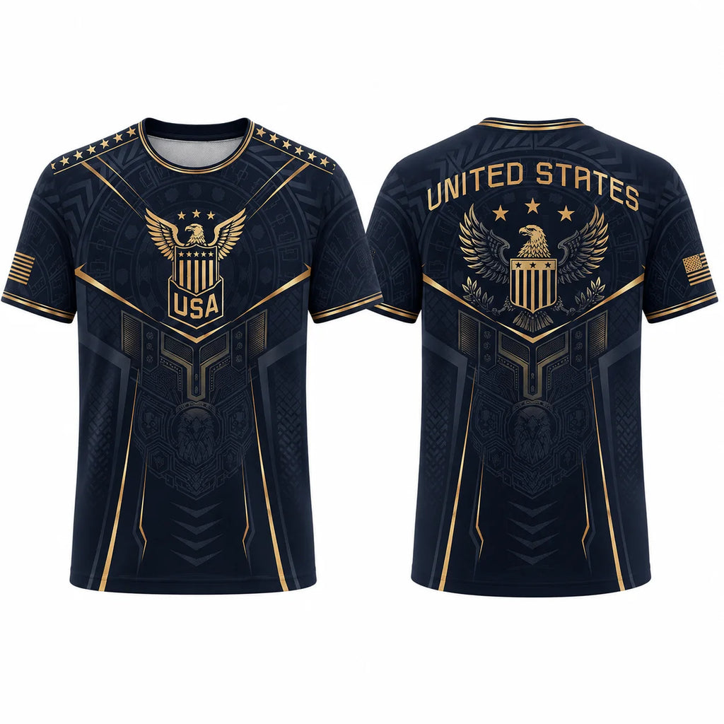 USA Soccer Jersey Adult | Team USA Stars & Stripes Football Fan Shirt