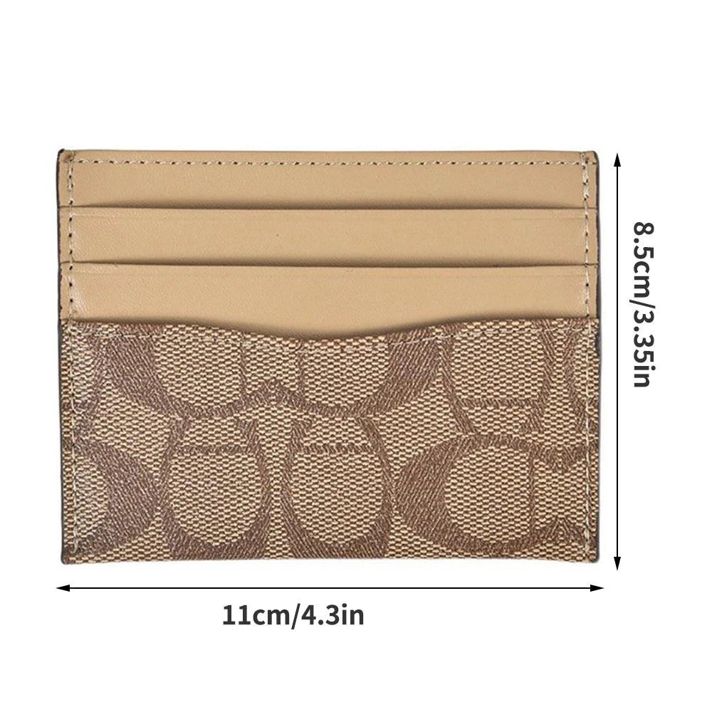 Women's Slim Card Holder Wallet | Compact PU Leather Wallet