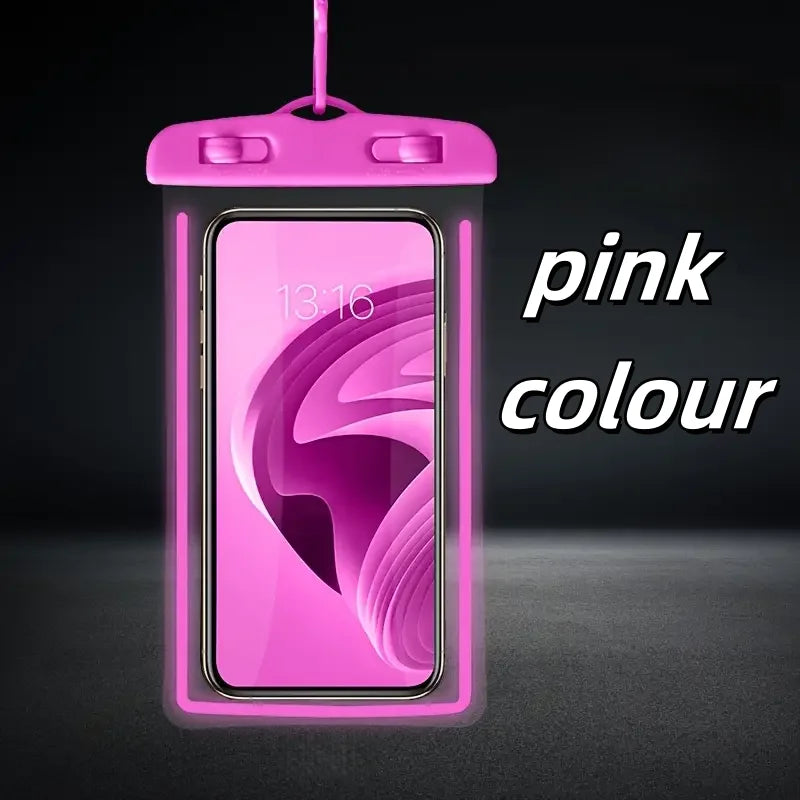 Glow-in-the-Dark Waterproof Phone Pouch