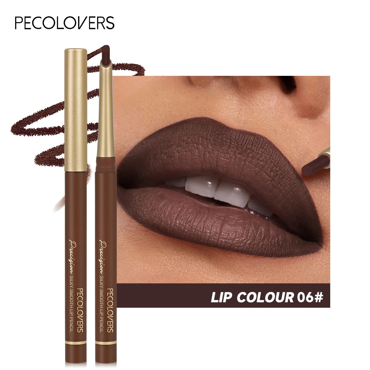 Matte Long-Lasting Lip Liner Pencil