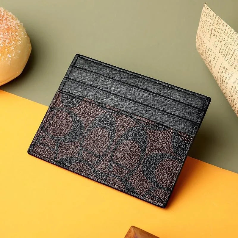 Women's Slim Card Holder Wallet | Compact PU Leather Wallet