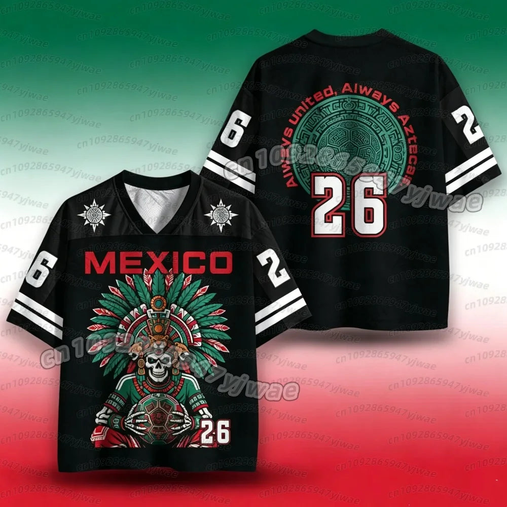Graphic Soccer Jersey | Breathable Athletic V-Neck Tee