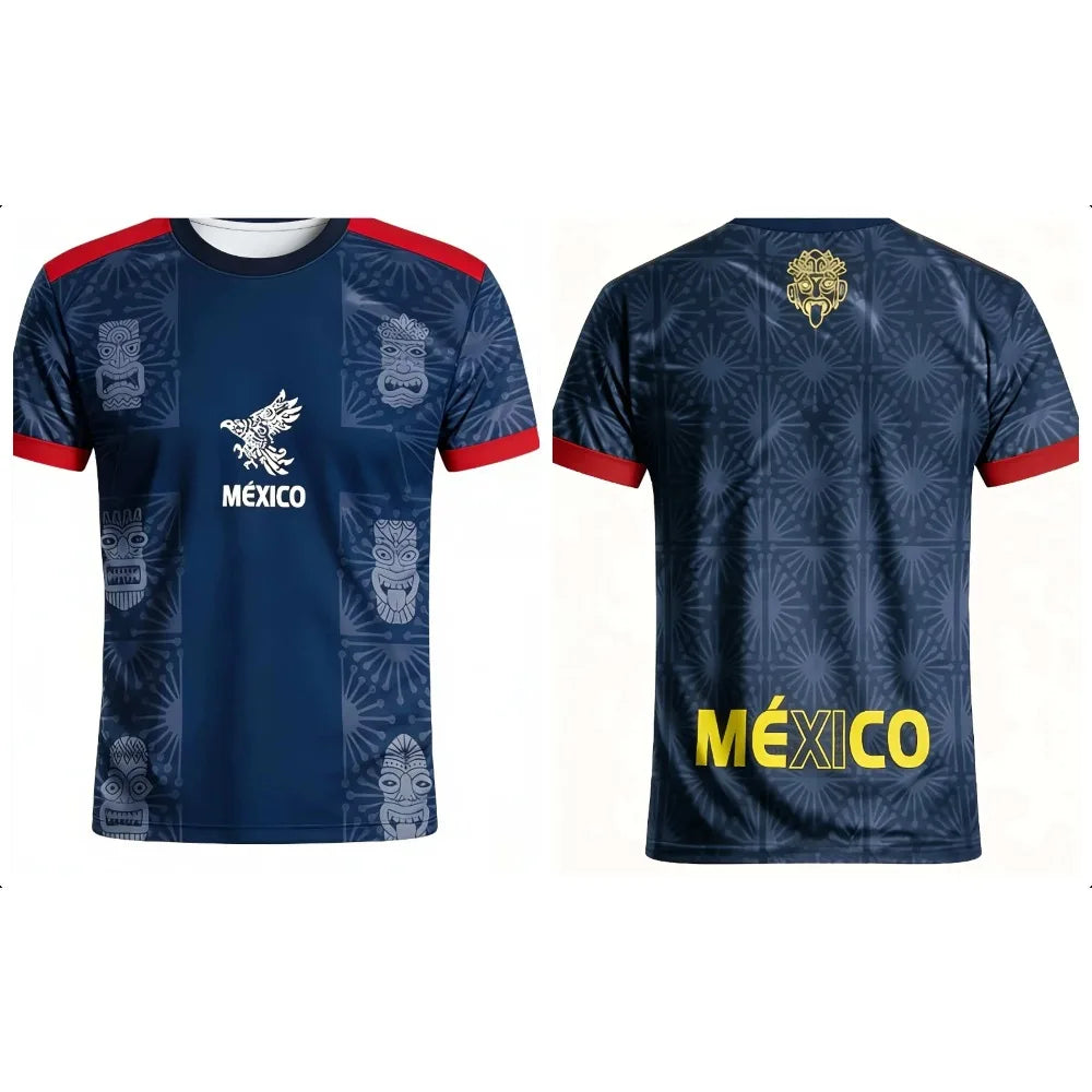 Unisex Jersey Short Sleeve T-Shirts Totem Aztec Eagle