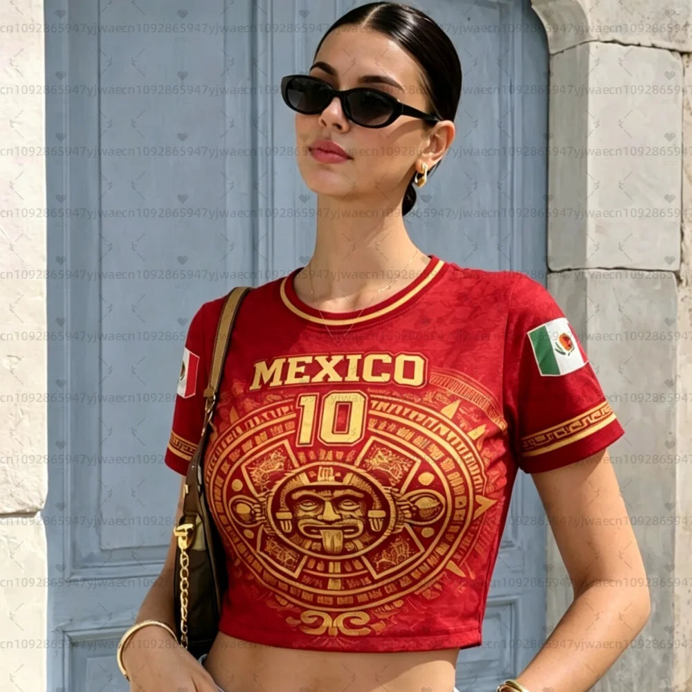 Women's Graphic Crop Top | Breathable Short Sleeve Tee