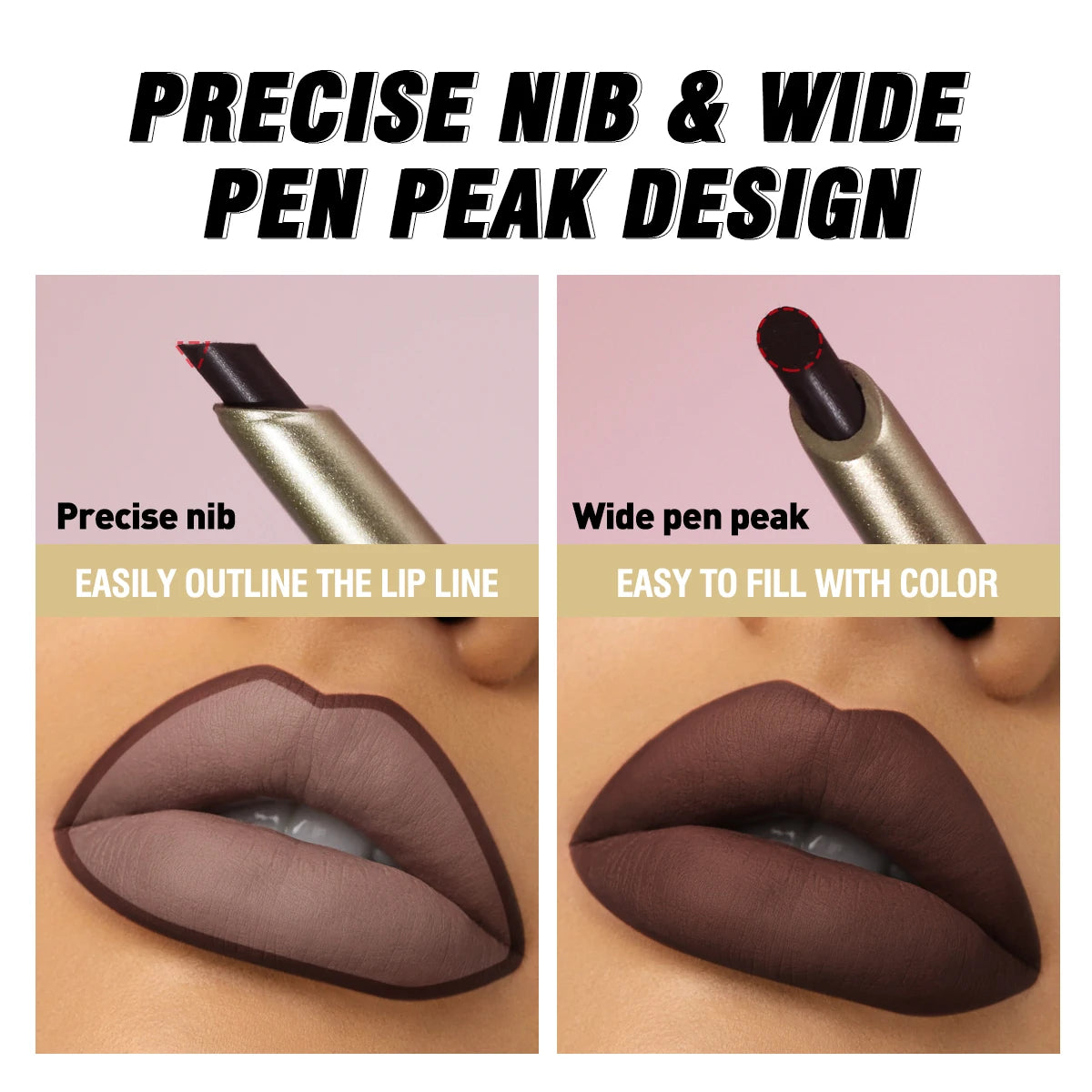 Matte Long-Lasting Lip Liner Pencil