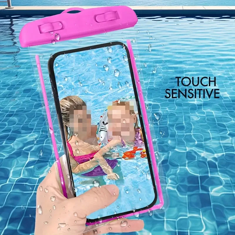 Glow-in-the-Dark Waterproof Phone Pouch