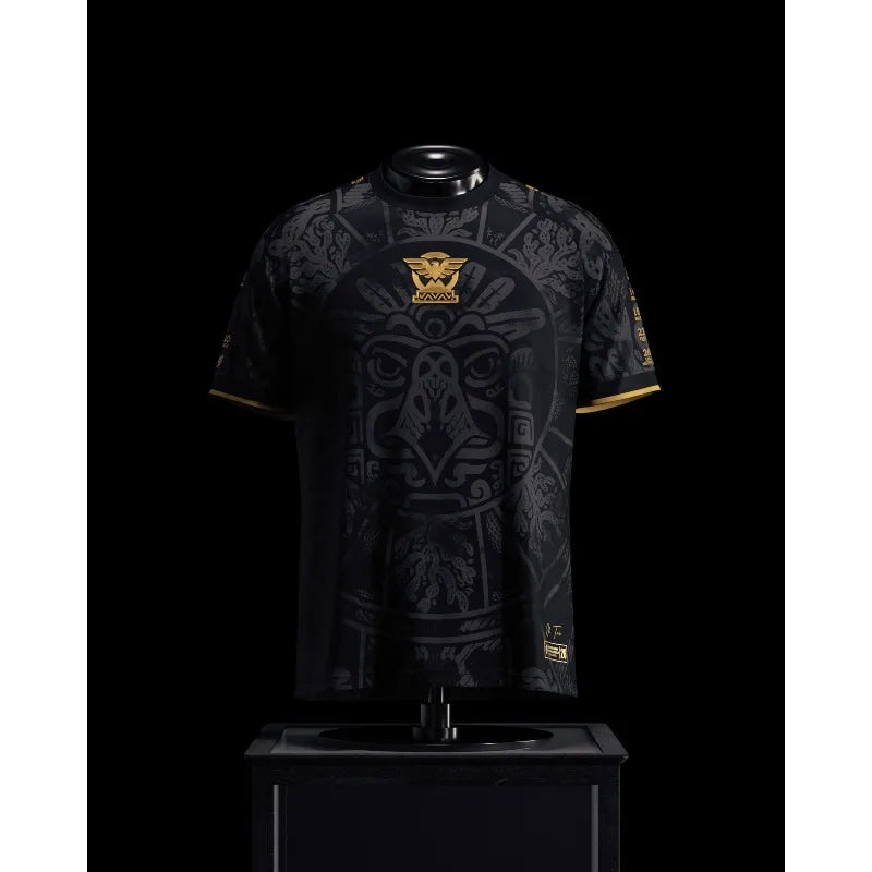 Premium Black Soccer Fan Jersey – Breathable Performance Short Sleeve Shirt