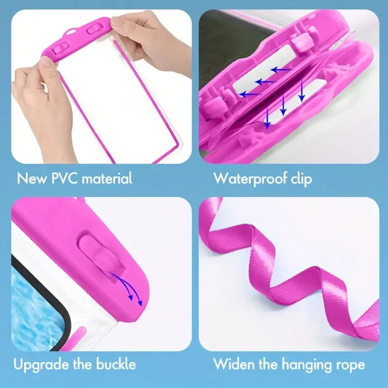 Glow-in-the-Dark Waterproof Phone Pouch