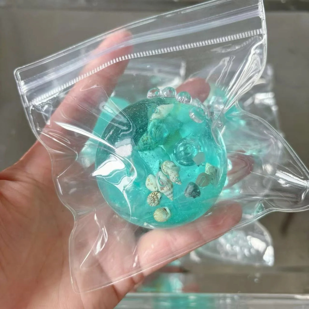 Crystal Ocean Squishy Cube