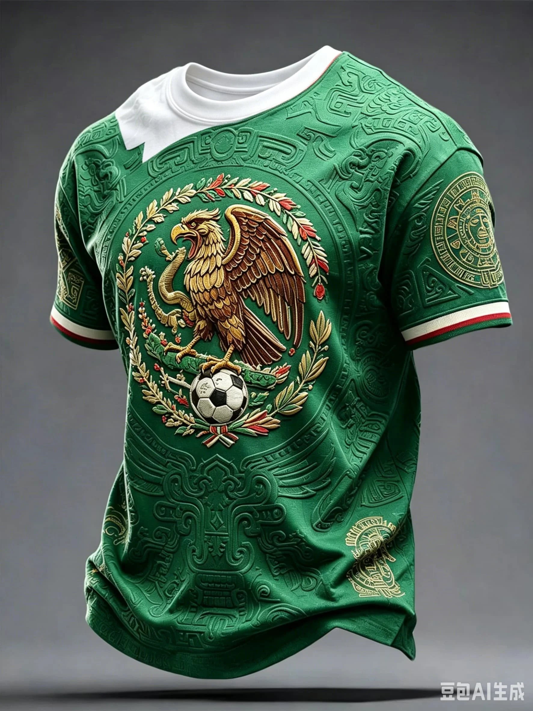 Men Mexico Flat Print Soccer Jersey Crew Neck Short Sleeve T Shirt Red MEXICO Letter  Sports Training Fan Casual Football Tee