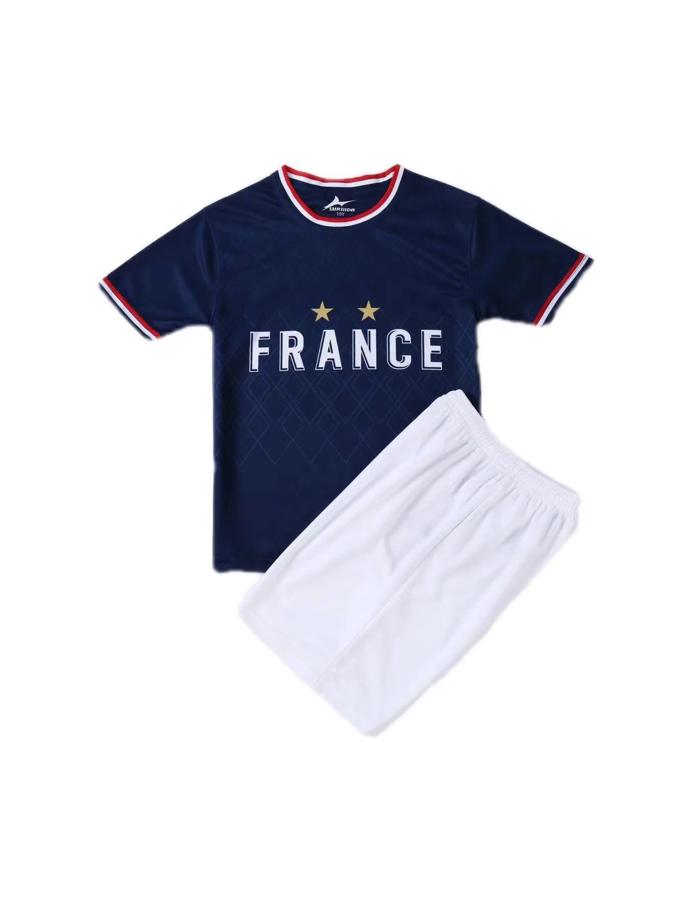 Suruida Kids' Soccer Jerseys Spain Romania Italy Mexico Children Soccer Uniforms Quick Dry Soccer Tracksuit for Boys & Girls
