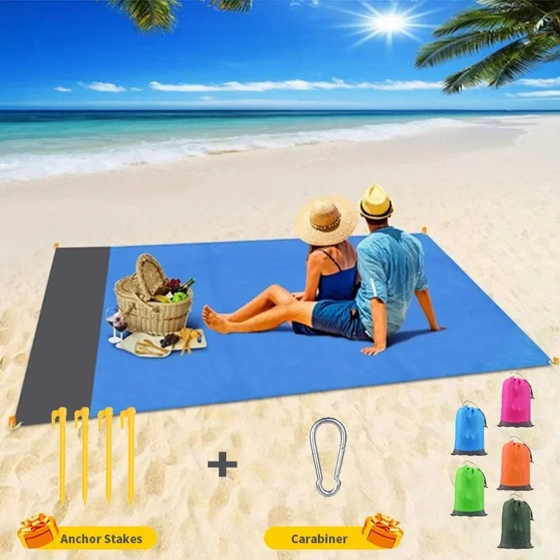 Portable Sandproof/Waterproof Beach & Picnic Blanket