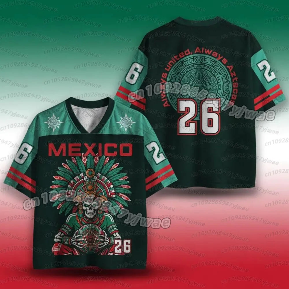 Graphic Soccer Jersey | Breathable Athletic V-Neck Tee